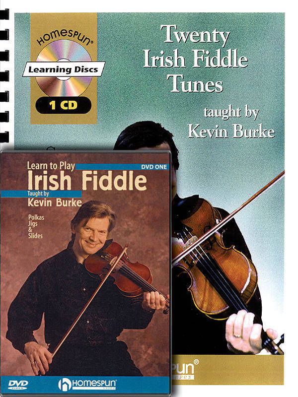 Irish Fiddle Bundle Pack - Burke - Book/CD/DVD