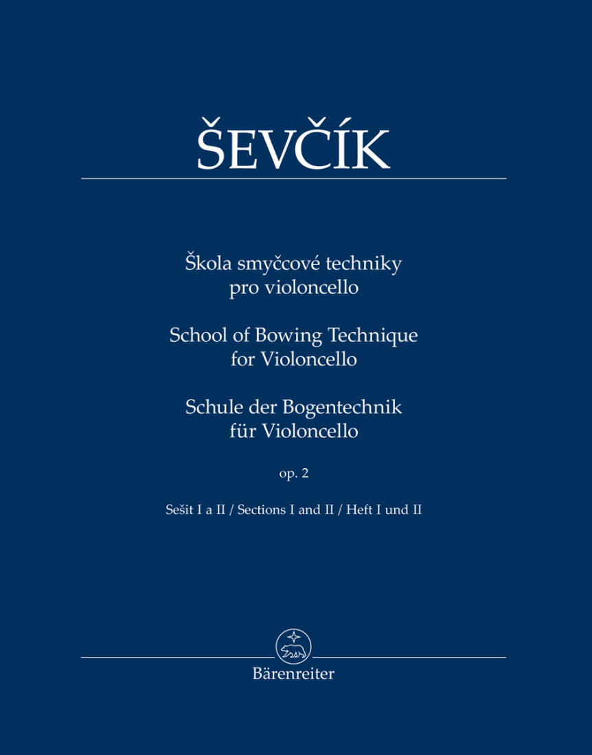 School of Bowing Technique for Violoncello Op. 2 - Sevcik - Performance Score - Violoncello