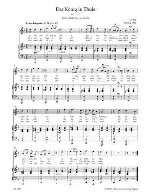 A Taste of Schubert for High Voice - Schubert - Singing Score, Anthology, Urtext Edition