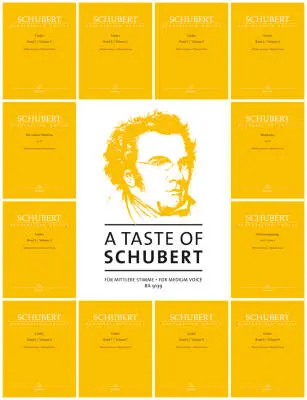 Baerenreiter Verlag - A Taste of Schubert for Medium Voice - Schubert - Singing Score, Anthology, Urtext Edition