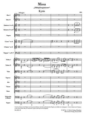 Missa in B-flat Major Hob. XXII:13 \'\'Creation Mass\'\' - Haydn - Score, Urtext Edition