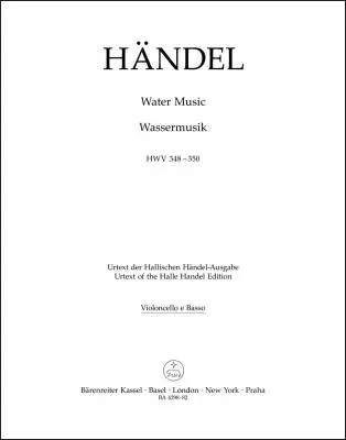 Water Music HWV 348-350 - Handel - Part, Urtext Edition