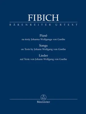 Baerenreiter Verlag - Songs - Fibich - Singing Score, Anthology, Urtext Edition - Singing Voice, Piano