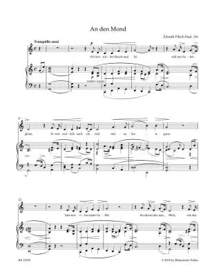 Songs - Fibich - Singing Score, Anthology, Urtext Edition - Singing Voice, Piano