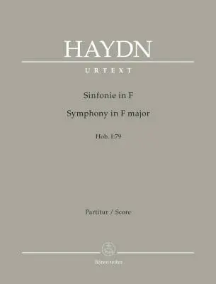 Baerenreiter Verlag - Symphony in F Major Hob. I:79 - Haydn - Score, Urtext Edition