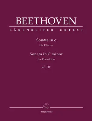 Baerenreiter Verlag - Sonata for Pianoforte in C Minor Op. 111 - Beethoven - Performance Score, Urtext Edition - Piano