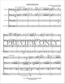 Shenandoah - American Folksong/Dekker - Trombone Quartet