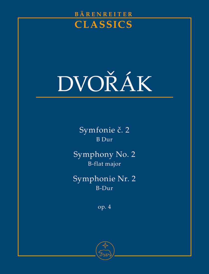 Symphonie No. 2 B-dur Op. 4 - Dvorak - Study Score - Orchestra