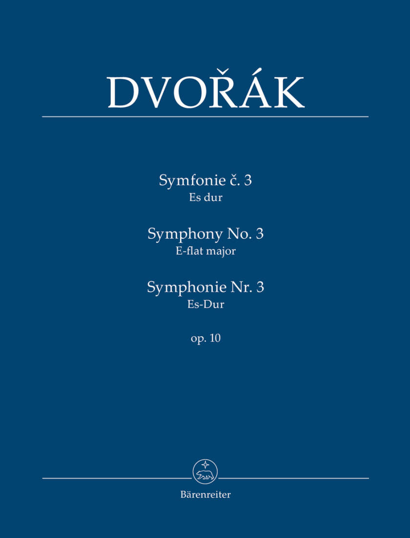 Symphonie No. 3 Es-dur Op. 10 - Dvorak - Study Score - Orchestra
