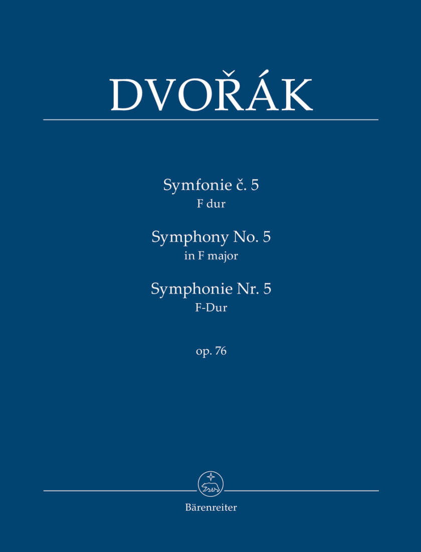 Symphonie No. 5 F-dur Op. 76 - Dvorak - Study Score - Orchestra
