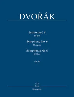 Baerenreiter Verlag - Symphonie No. 6 D-dur Op. 60 - Dvorak - Study Score - Orchestra
