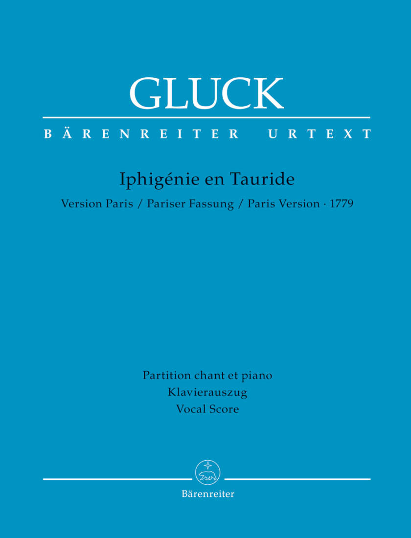 Iphigenie en Tauride - Gluck - Vocal Score, Urtext Edition