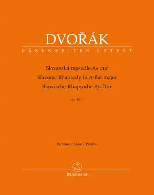 Baerenreiter Verlag - Slavonic Rhapsody in a Flat Major Op. 45/3 - Dvorak - Score, Urtext Edition