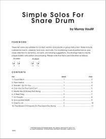 Simple Solos For Snare Drum (Collection) - Houllif - Snare Drum Solo