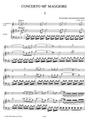 Konzert fur Klarinette und Orchester Es-dur Op. 36 - Krommer - Piano Reduction, Part (1)