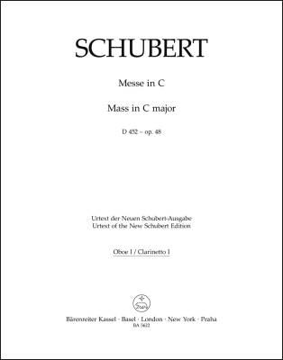 Mass in C Major Op. 48 D 452 - Schubert - Wind Set, Urtext Edition