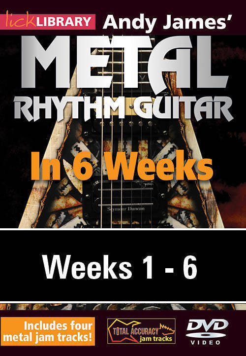 Andy James\' Metal Rhythm Guitar in 6 Weeks - James - 6 DVDs