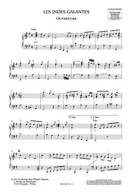 Les Indes Galantes Rct 44 - Rameau - Vocal Score, Urtext Edition - Soloists, Choir, Orchestra