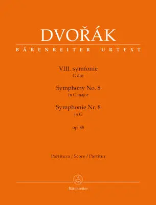 Baerenreiter Verlag - Symphony No. 8 in G Major Op. 88 - Dvorak - Score, Urtext Edition - Orchestra
