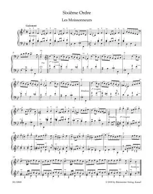 Pieces de Clavecin. Second Livre for Harpsichord (1717) - Couperin - Performance Score, Anthology, Urtext Edition - Harpsichord