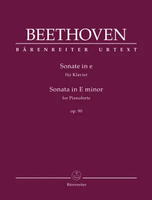 Baerenreiter Verlag - Sonata for Pianoforte in E Minor Op. 90 - Beethoven - Performance Score, Urtext Edition - Piano