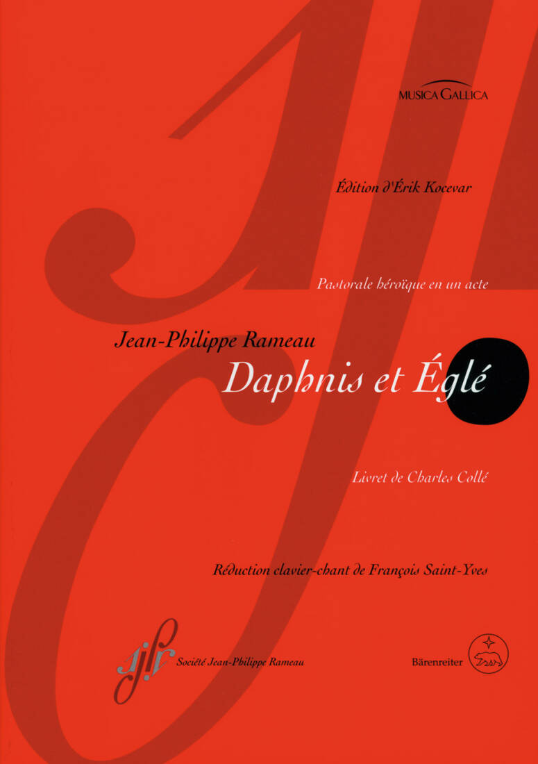 Daphnis et Egle Rct 34 - Rameau - Vocal Score, Urtext Edition - Soloists, Choir, Orchestra