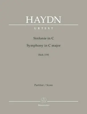 Baerenreiter Verlag - Symphony in C Major Hob. I:90 - Haydn - Score, Urtext Edition - Orchestra