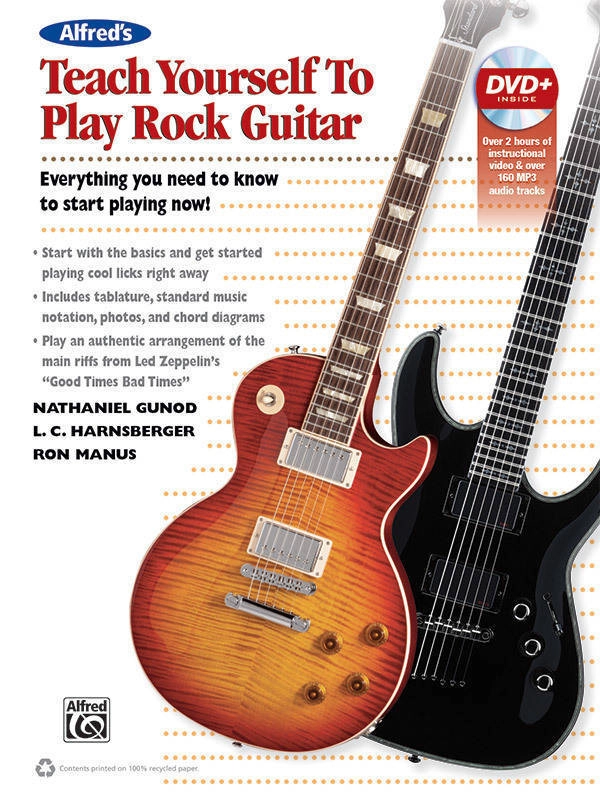 Teach Yourself To Play Rock Guitar - Gunod/Harnsgerger/Manus - Guitar - Book/DVD