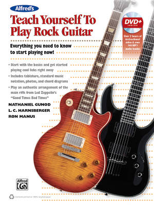 Teach Yourself To Play Rock Guitar - Gunod/Harnsgerger/Manus - Guitar - Book/DVD
