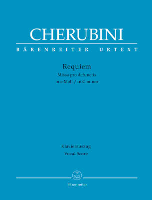 Requiem in C Minor - Cherubini - Vocal Score, Urtext Edition - Mixed Choir, Orchestra