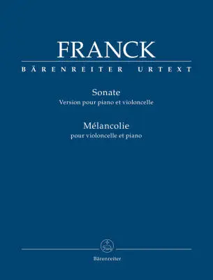 Baerenreiter Verlag - Sonate - Franck - Cello/Piano - Book