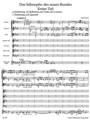 Das Suhnopfer des Neuen Bundes WoO - Loewe - Score, Urtext Edition