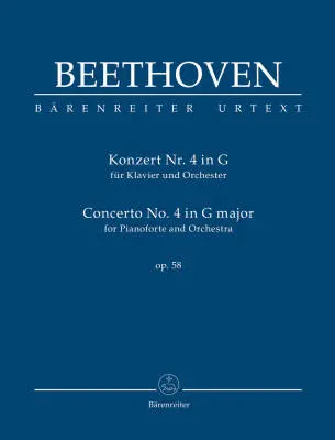 Baerenreiter Verlag - Concerto for Pianoforte and Orchestra No. 4 in G Major Op. 58 - Beethoven - Study Score, Urtext Edition - Piano, Orchestra
