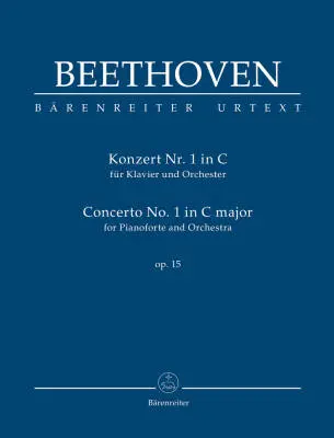 Baerenreiter Verlag - Concerto for Pianoforte and Orchestra No. 1 in C Major Op. 15 - Beethoven - Study Score, Urtext Edition - Piano, Orchestra