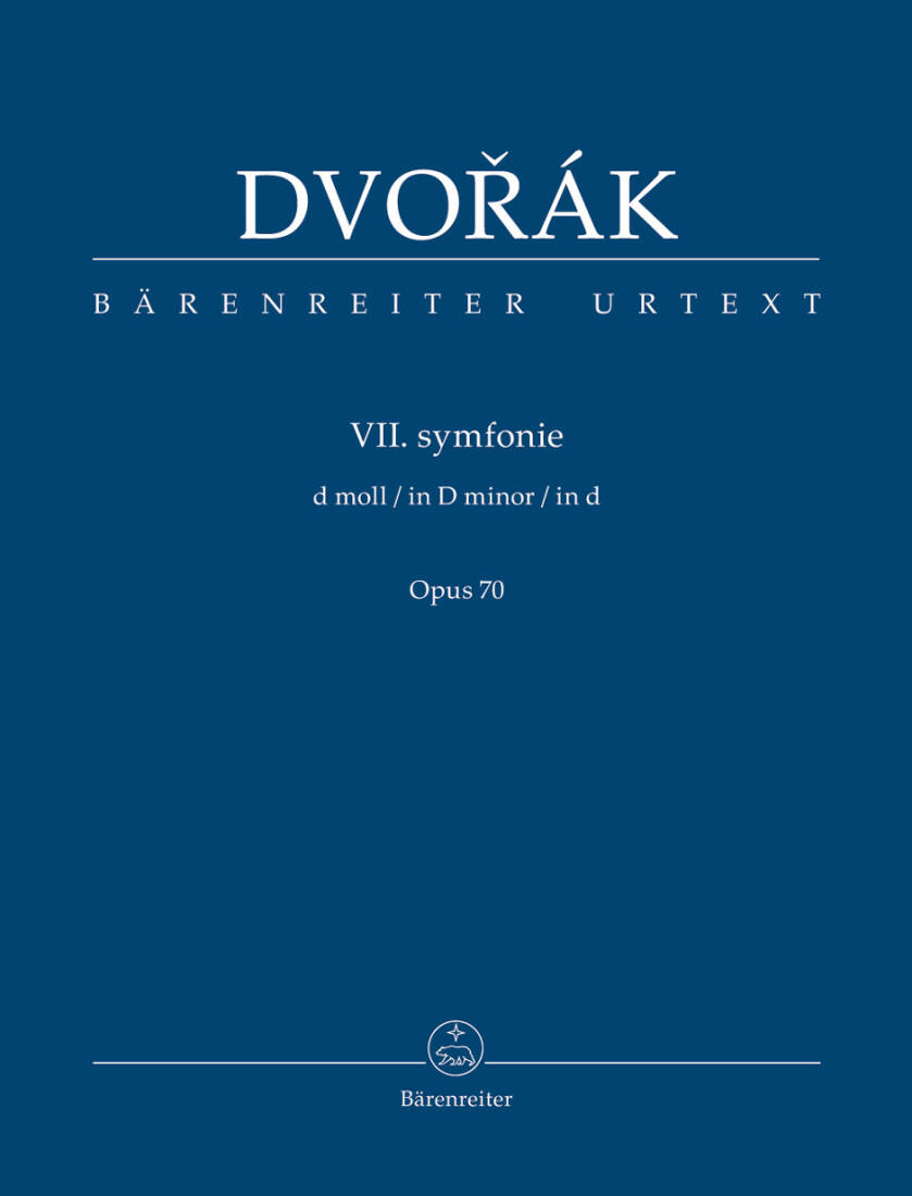 Symphony No. 7 in D Minor Op. 70 - Dvorak - Study Score, Urtext Edition - Orchestra