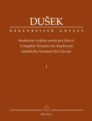 Baerenreiter Verlag - Complete Sonatas for Keyboard - Dusek - Performance Score, Urtext Edition - Piano