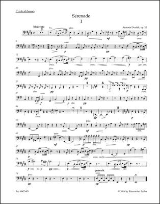 Baerenreiter Verlag - Serenade for String Orchestra in E Major Op. 22 - Dvorak - Part, Urtext Edition