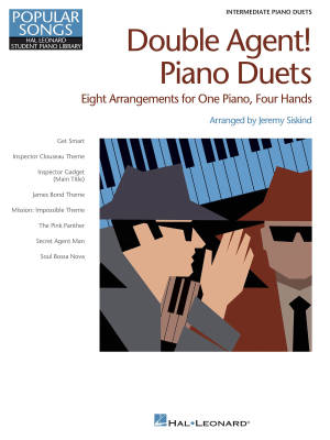 Hal Leonard - Double Agent! Piano Duets - Siskind - Duet de niveau intermdiaire, 1 piano 4 mains
