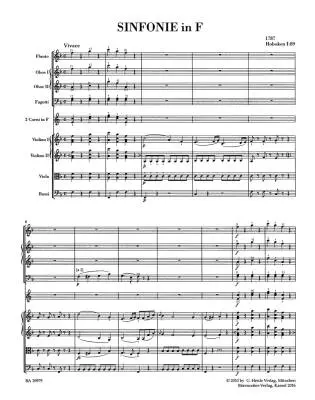 Symphony in F Major Hob. I:89 - Haydn - Score, Urtext Edition - Orchestra