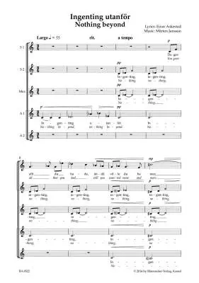 Ingenting Utanfor (Nothing Beyond) - Jansson - Choral Score - Female Choir