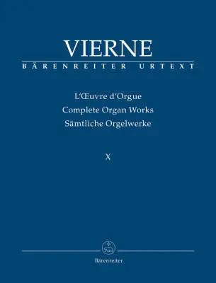 Baerenreiter Verlag - Improvisations (1928) / Transcriptions (1894 / 1901 / 1932) - Vierne - Performance Score, Anthology, Urtext Edition - Organ