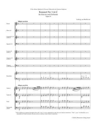 The Five Piano Concertos - Beethoven - Study Scores (5), Urtext Edition - Piano, Orchestra
