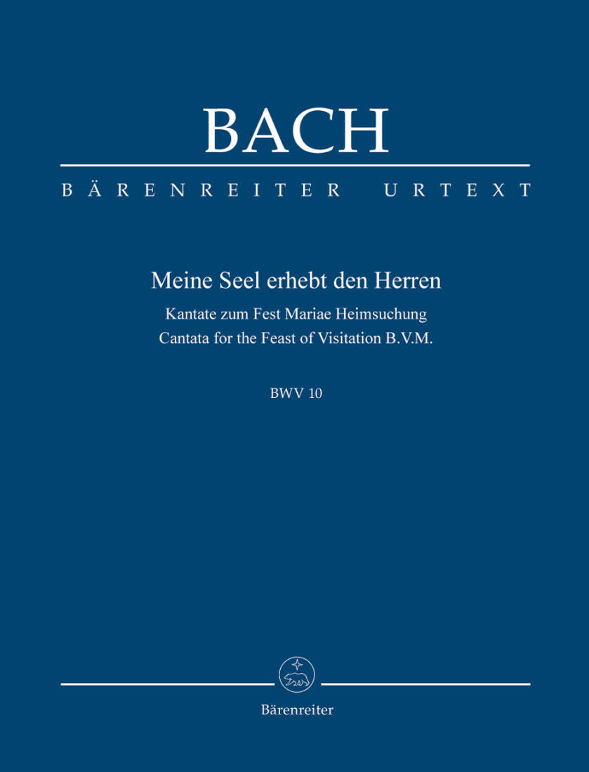 Now My Soul Exalts the Lord BWV 10 - Bach - Study Score, Urtext Edition