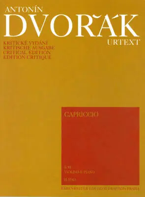 Baerenreiter Verlag - Capriccio - Dvorak - Performance Score, Part - Violin, Piano