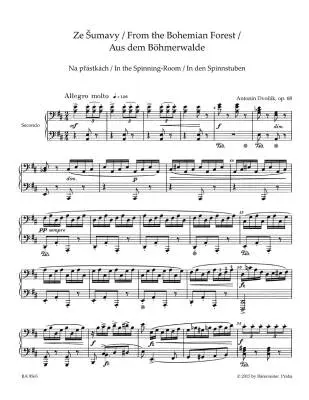 From the Bohemian Forest for Piano Duet Op. 68 - Dvorak - Performance Score - Piano (4 Hands)
