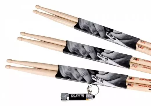 Value Pack (3 x 5A Sticks) w/Free Flashlight