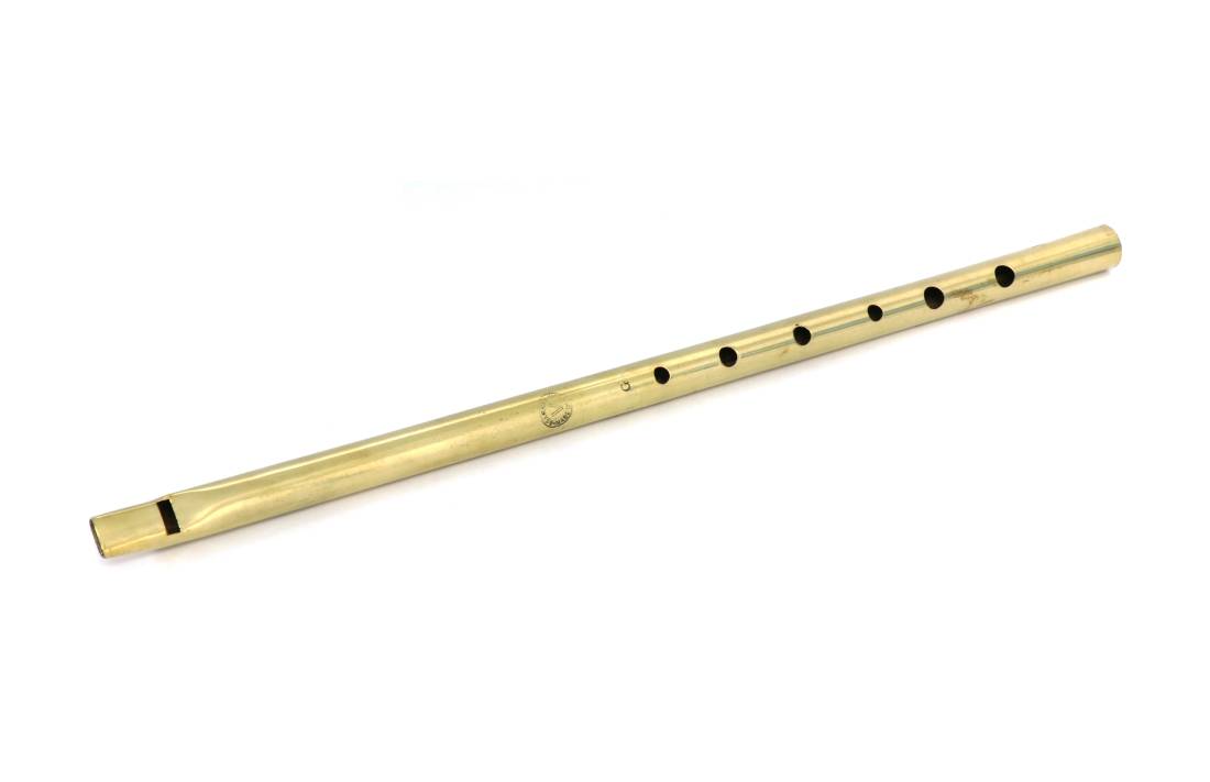 Brass Penny Whistle - G
