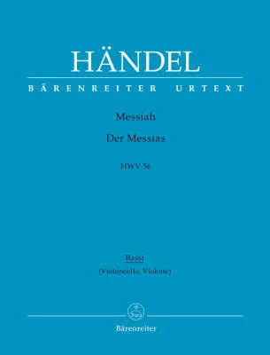 Baerenreiter Verlag - Messiah HWV 56 - Handel - Part, Urtext Edition