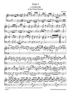 Water Music / Music for the Royal Fireworks HWV 348-351 - Handel - Performance Score, Part