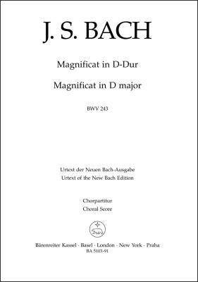 Magnificat in D Major BWV 243 - Bach - Choral Score, Urtext Edition